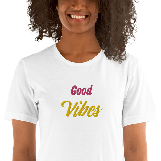 Good Vibes T-shirt let everyone know the vibes