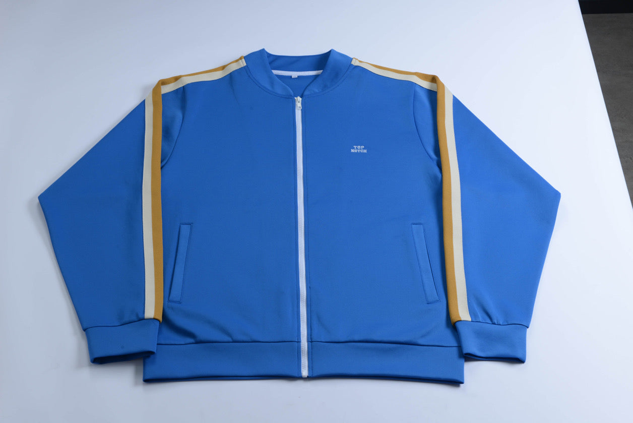Ocean Blue Top Notch Classic Tracksuit Jacket
