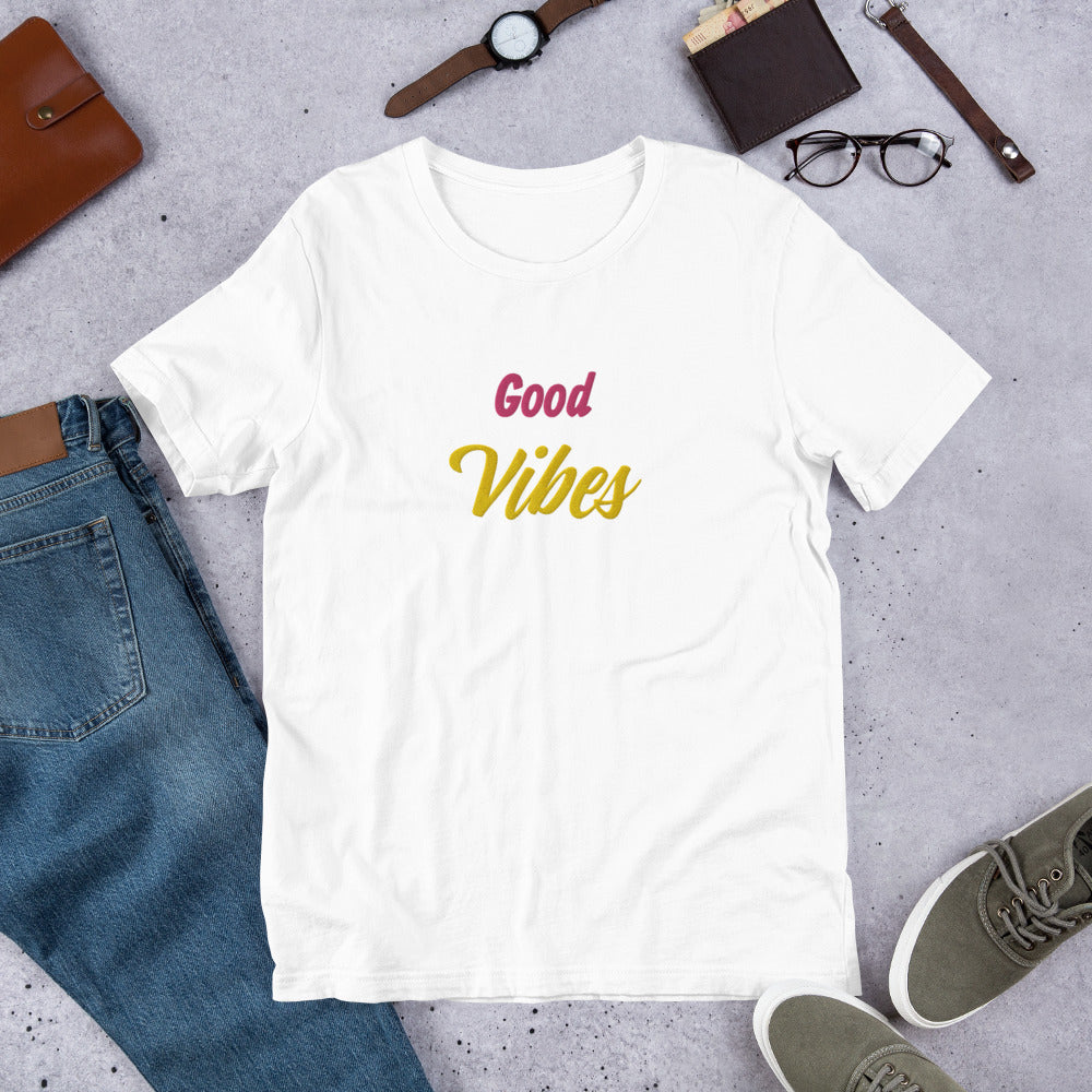 Good Vibes T-shirt let everyone know the vibes